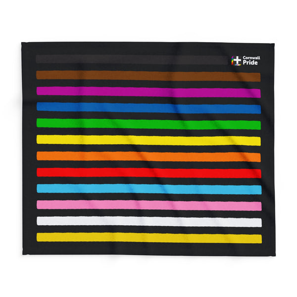 Cornwall Pride - Stripes Fleece Blanket