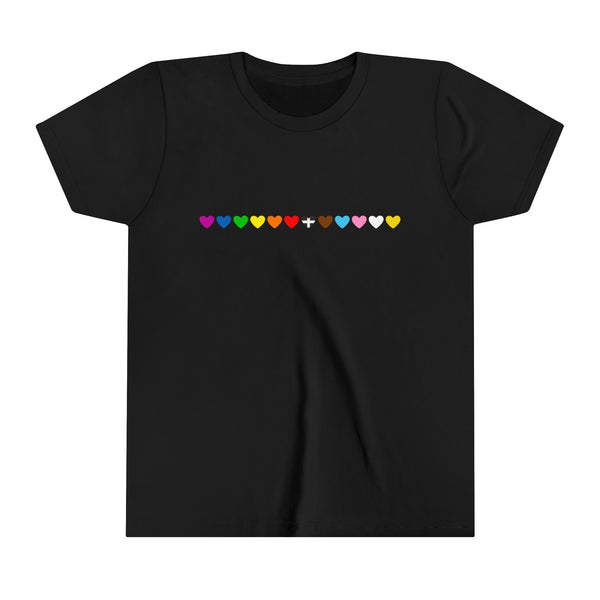 Cornwall Pride - Hearts Youth Short Sleeve Tee