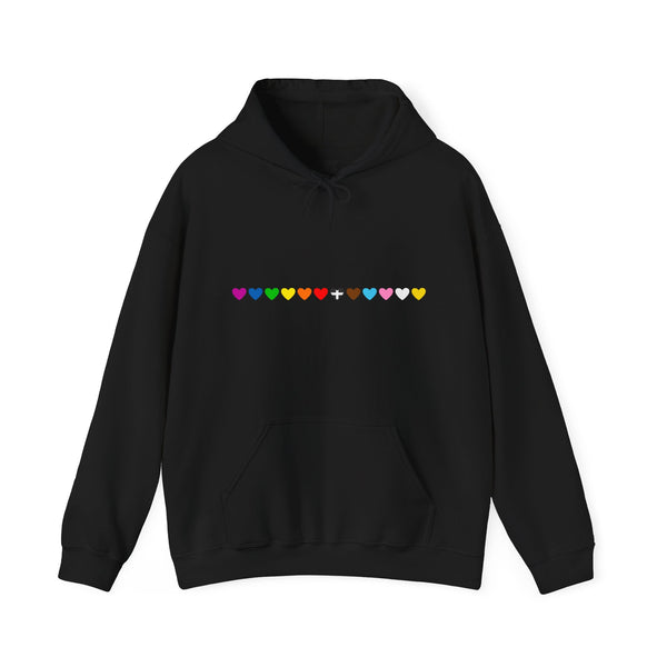 Cornwall Pride - Hearts Hoodie