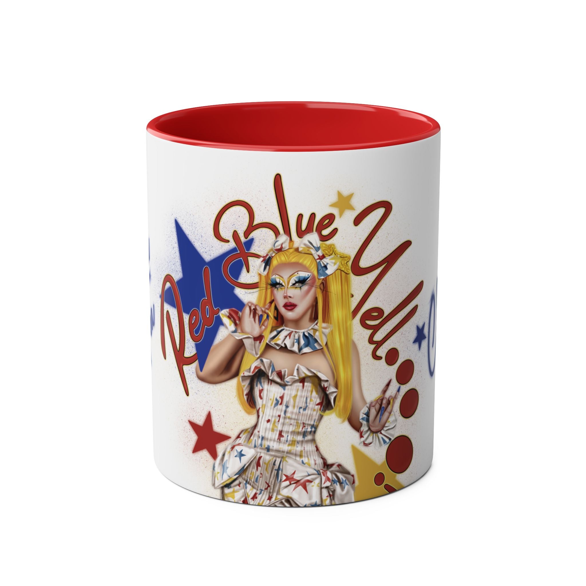 Charra Tea - Red Blue Yellow Mug