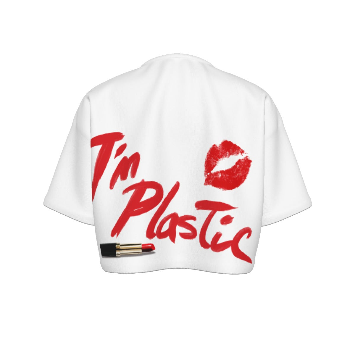 Nyongbella - Duhhh I'm Plastic Crop Top