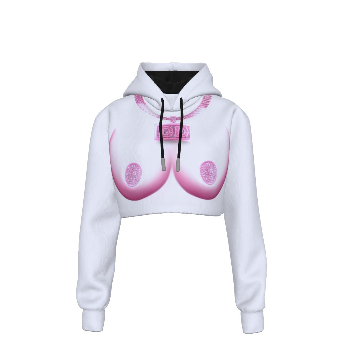 DeDeLicious - Boobs Crop Top Hoodie