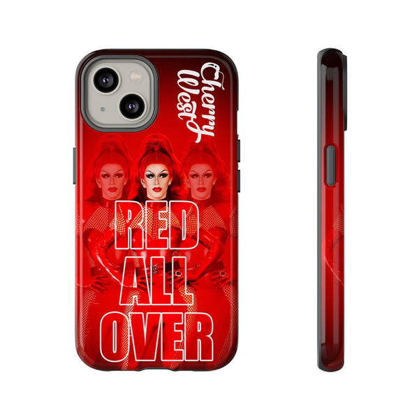 Cherry West - Red all Over Phone Case