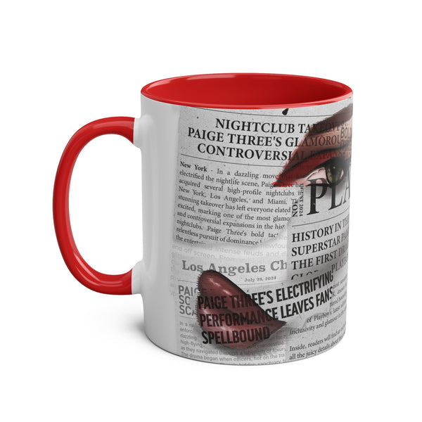 Paige three - Newsprint Mug