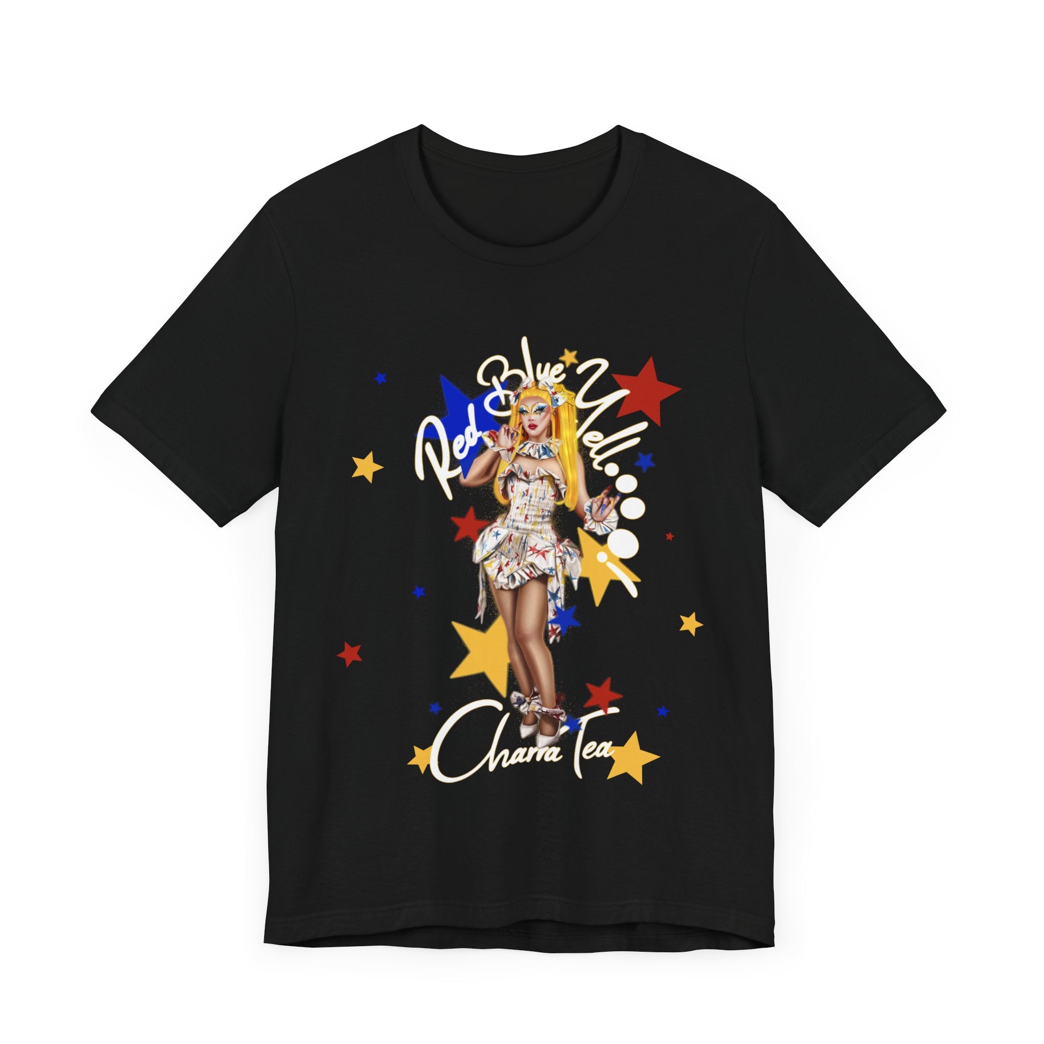 Charra Tea - Red Yellow Blue T-shirt