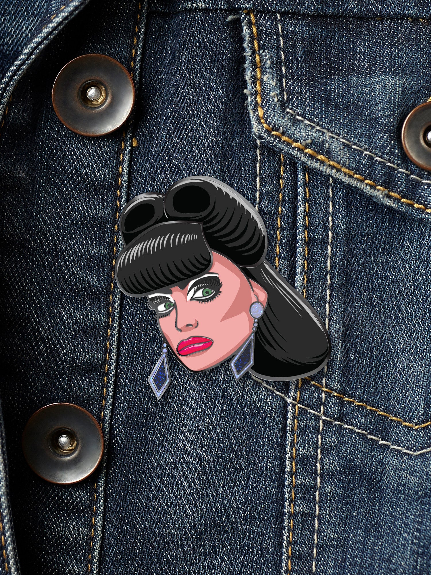 Alyssa Edwards - Joan Crawford Enamel Pin