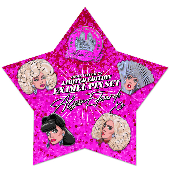 Alyssa Edwards - Limited edition Drag Con UK Pin Bundle - LIMITED AVAILABILITY