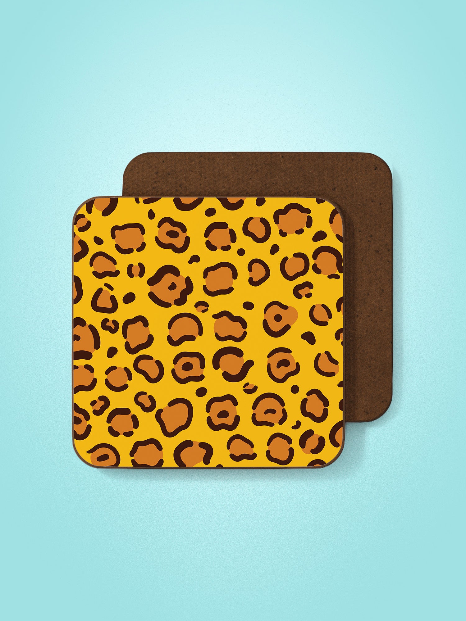 Animal Print Cheetah Coaster