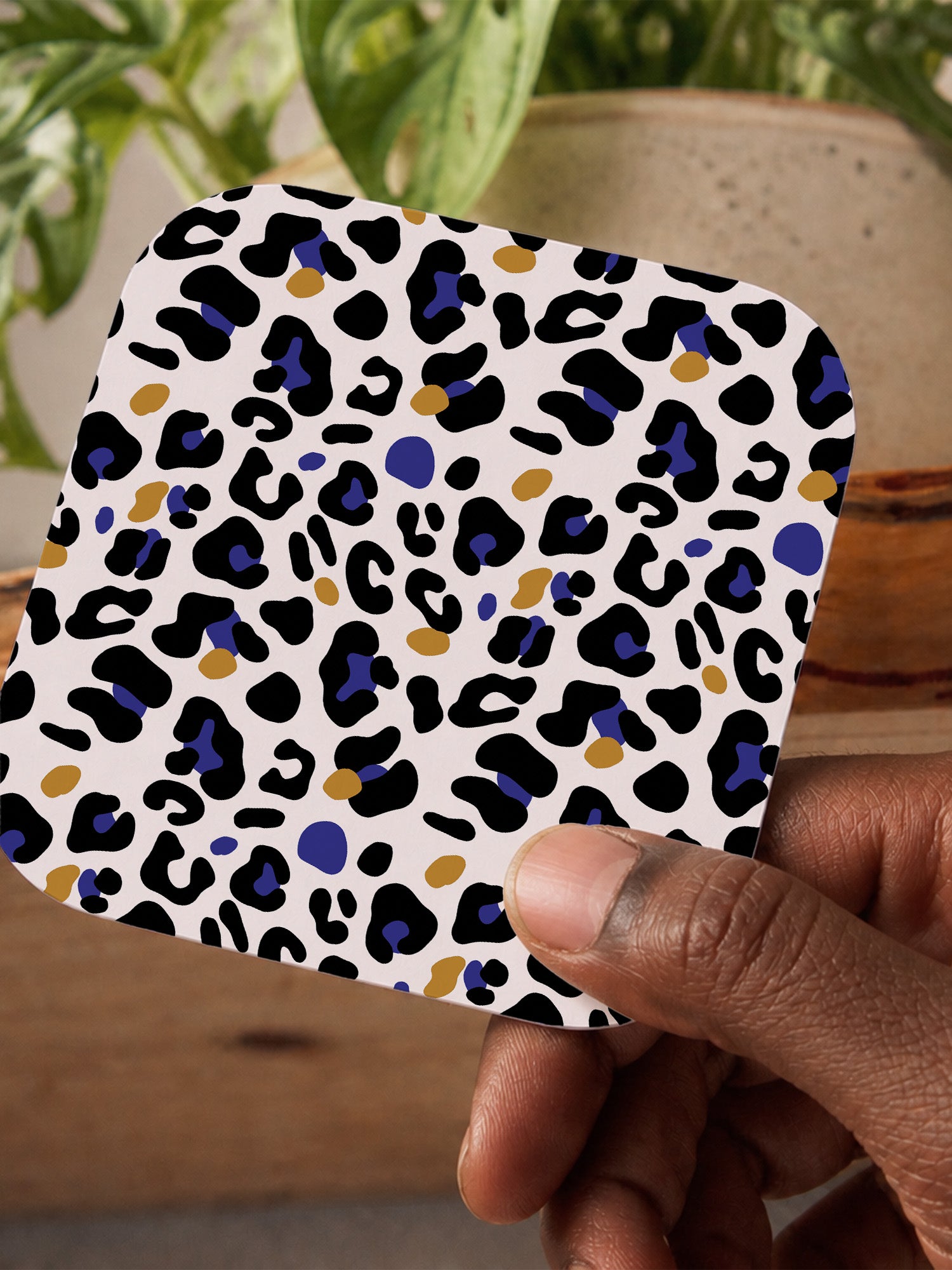 Animal Print Leopard Coaster