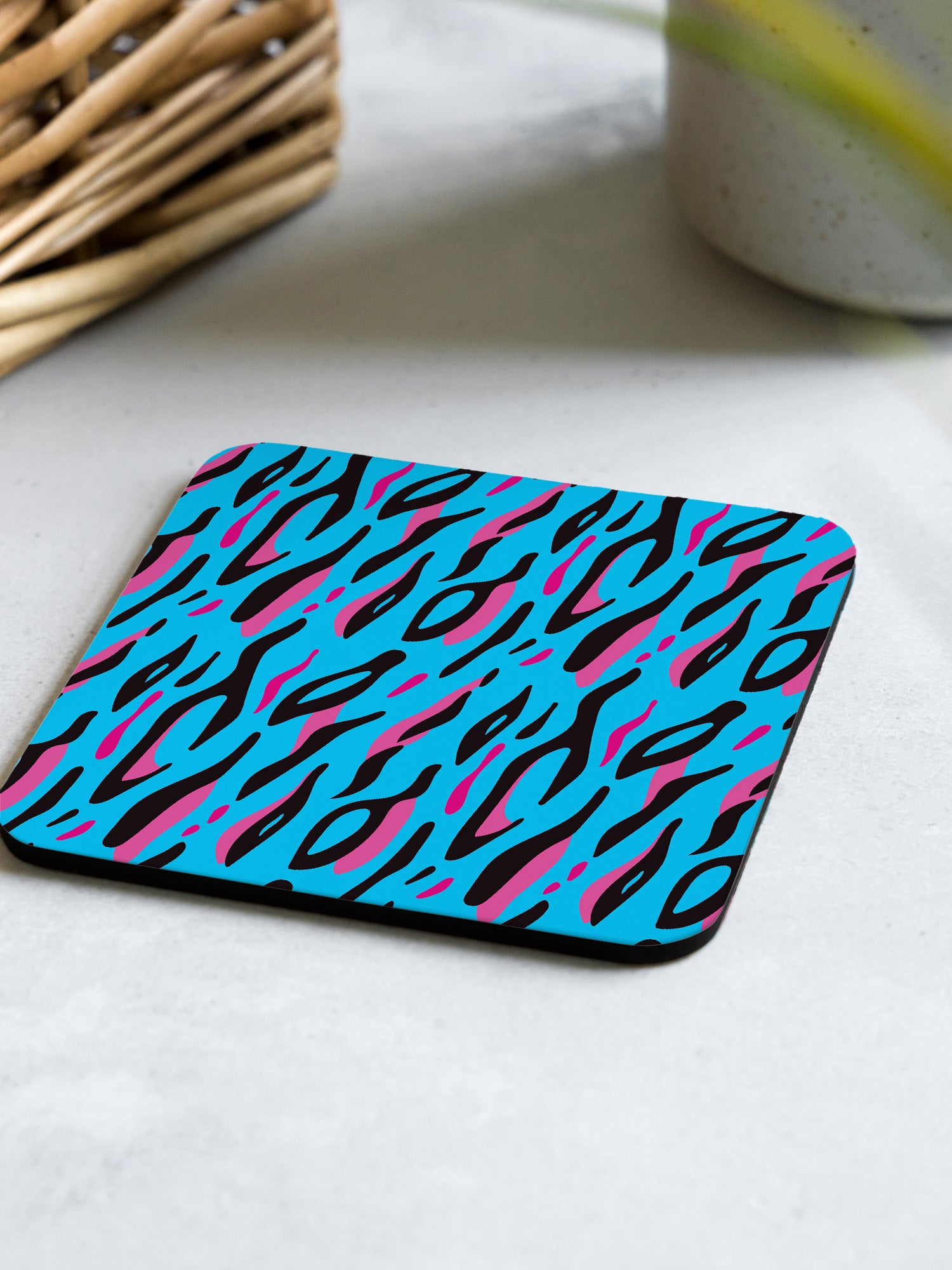 Animal Print Zebra Coaster