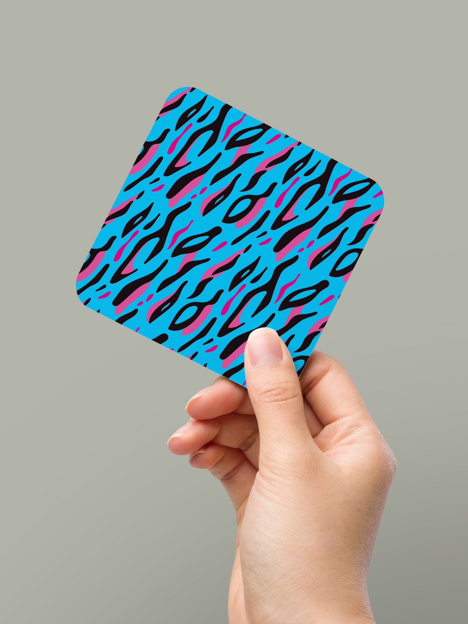 Animal Print Zebra Coaster