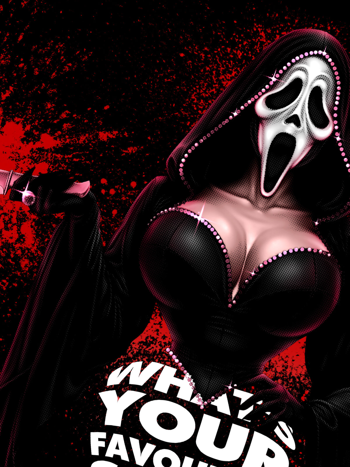 Darkumbra - Ghost Face Bust Hoodie