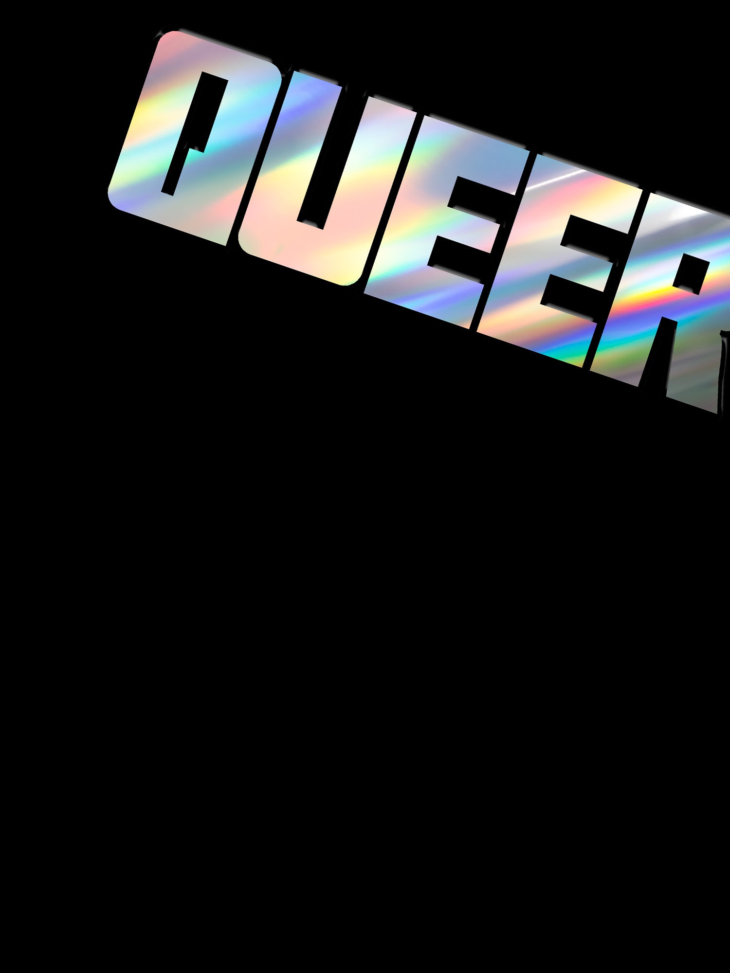 Queer Holographic T-shirt