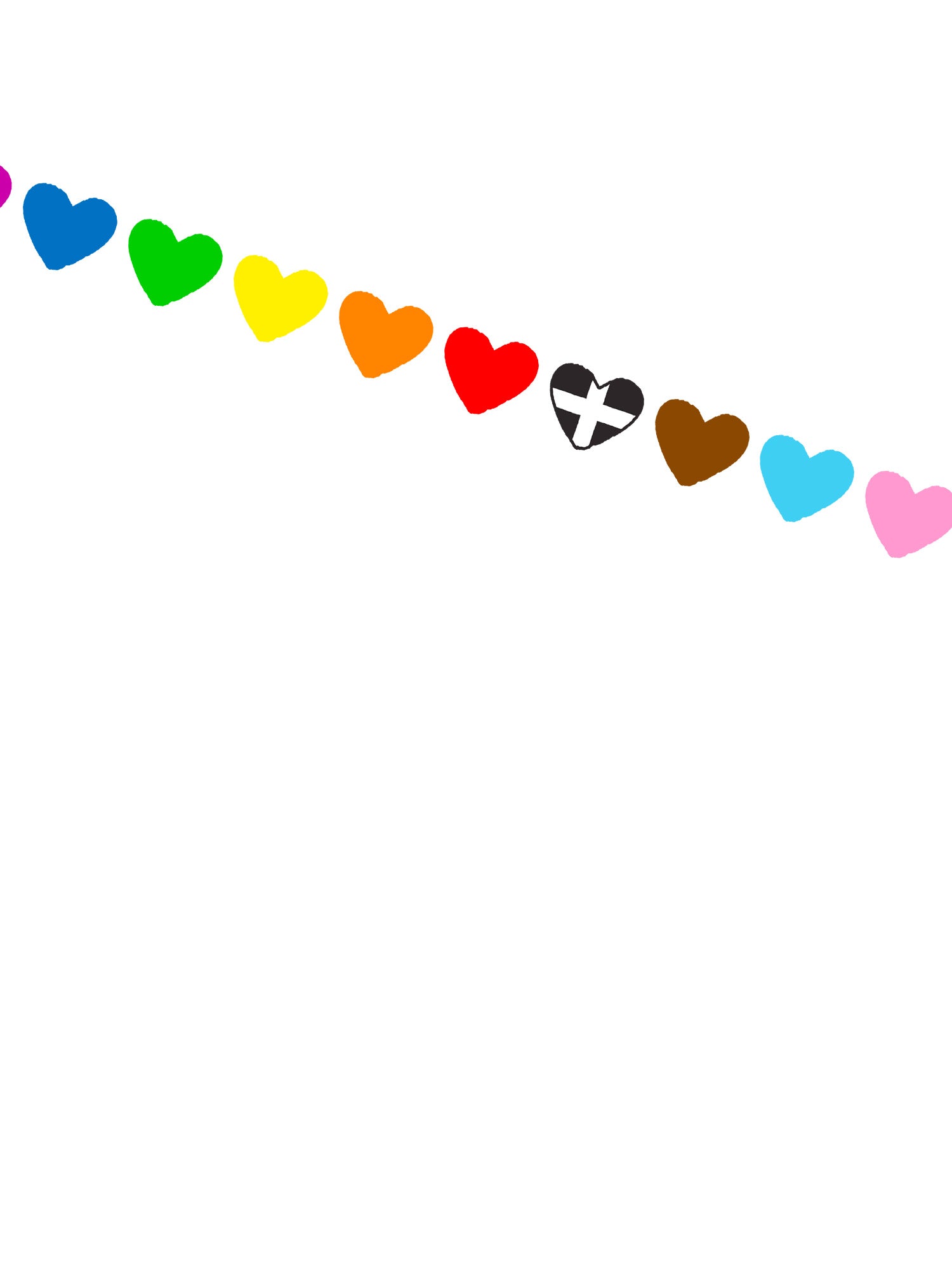 Cornwall Pride - Hearts T-Shirt
