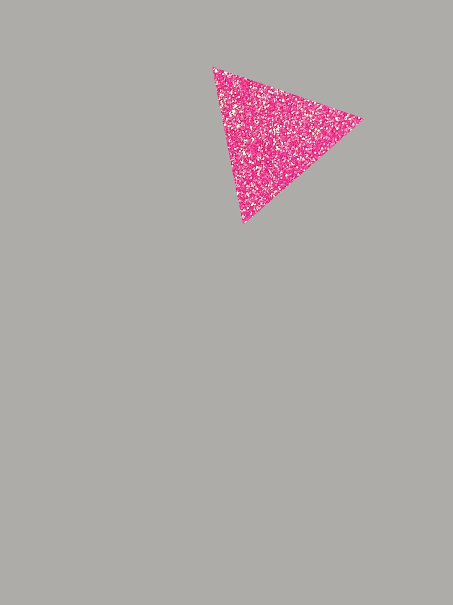 Pink Glitter Triangle T-shirt