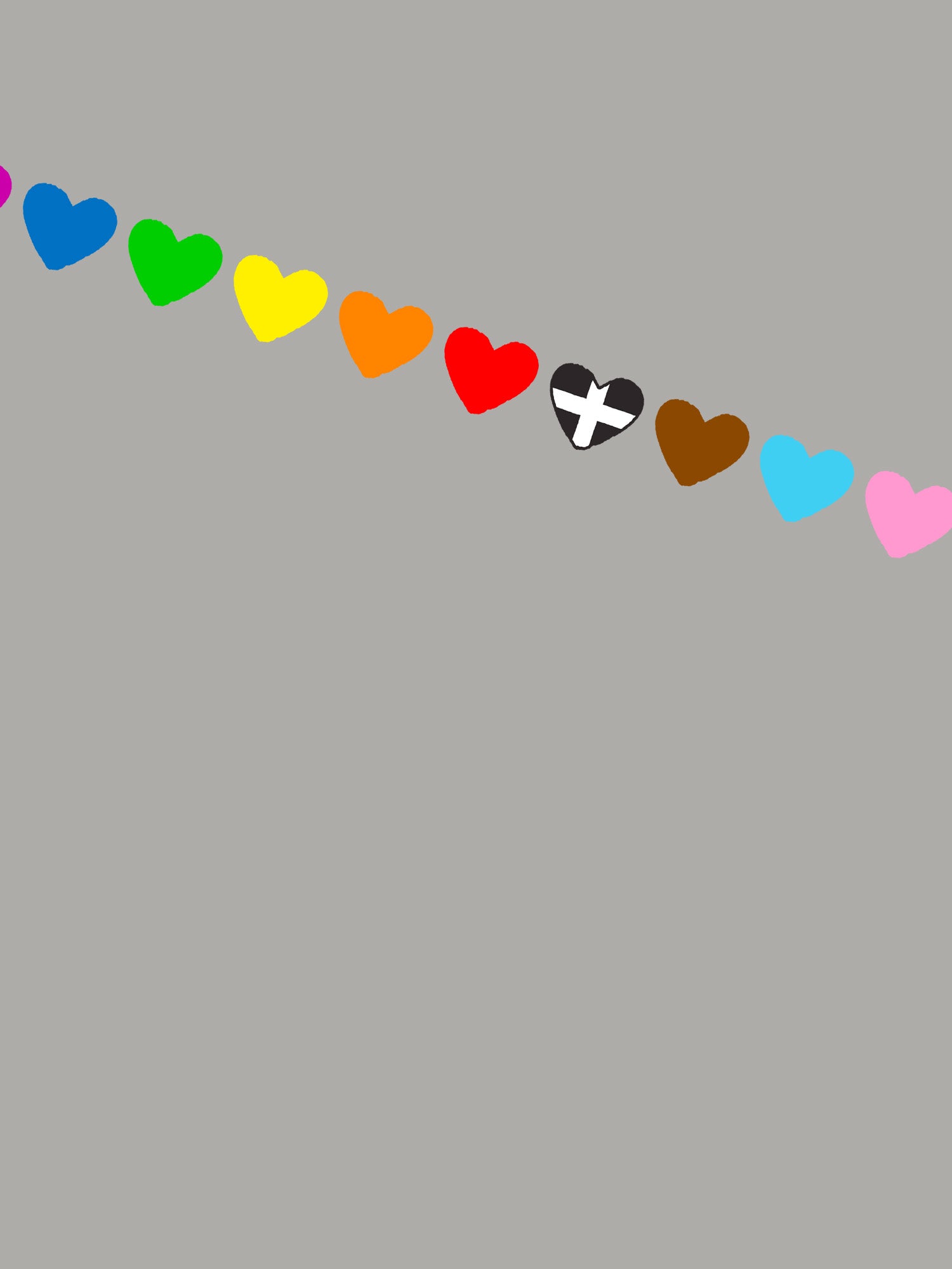 Cornwall Pride - Hearts T-Shirt