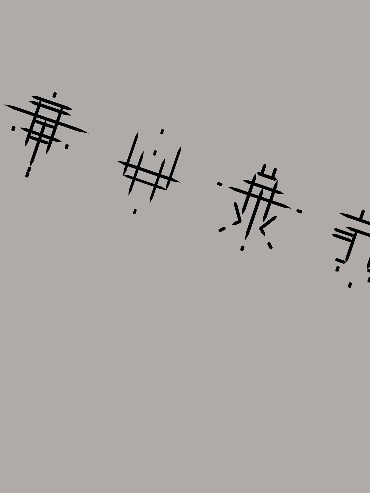 Bones - Symbols Horizontal Hoodie