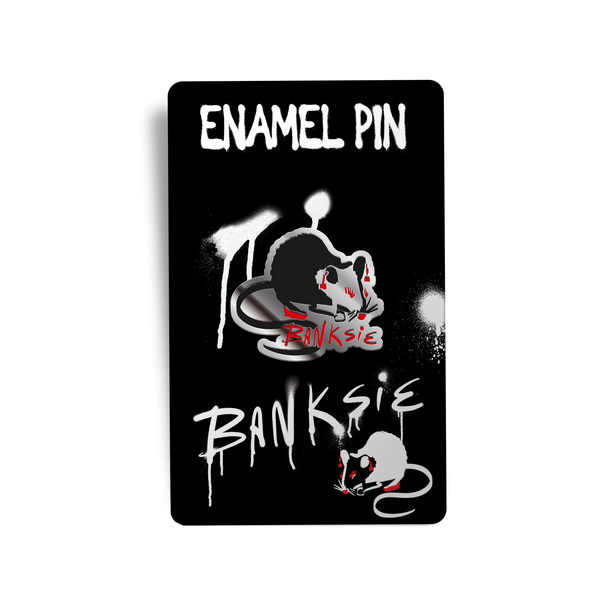 Banksie - Rat Enamel Pin