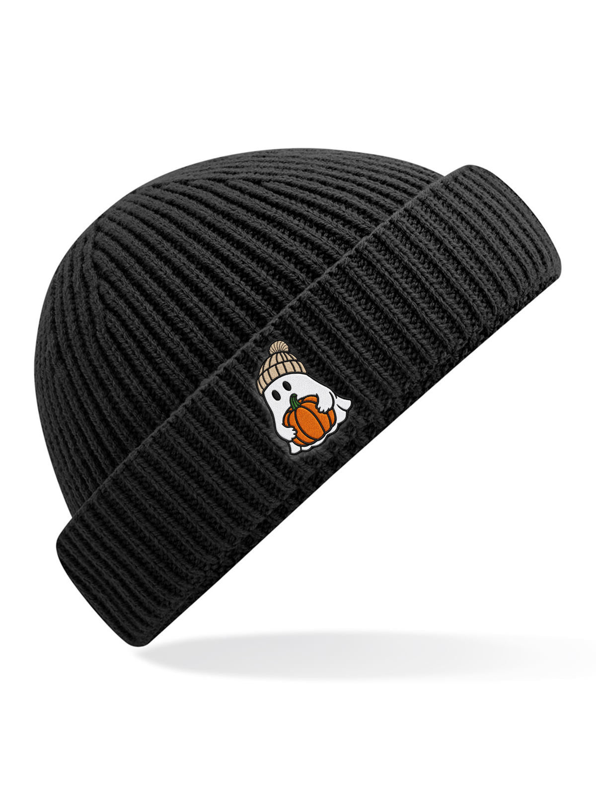 Pumpikin Ghost - Embroidered Beanie