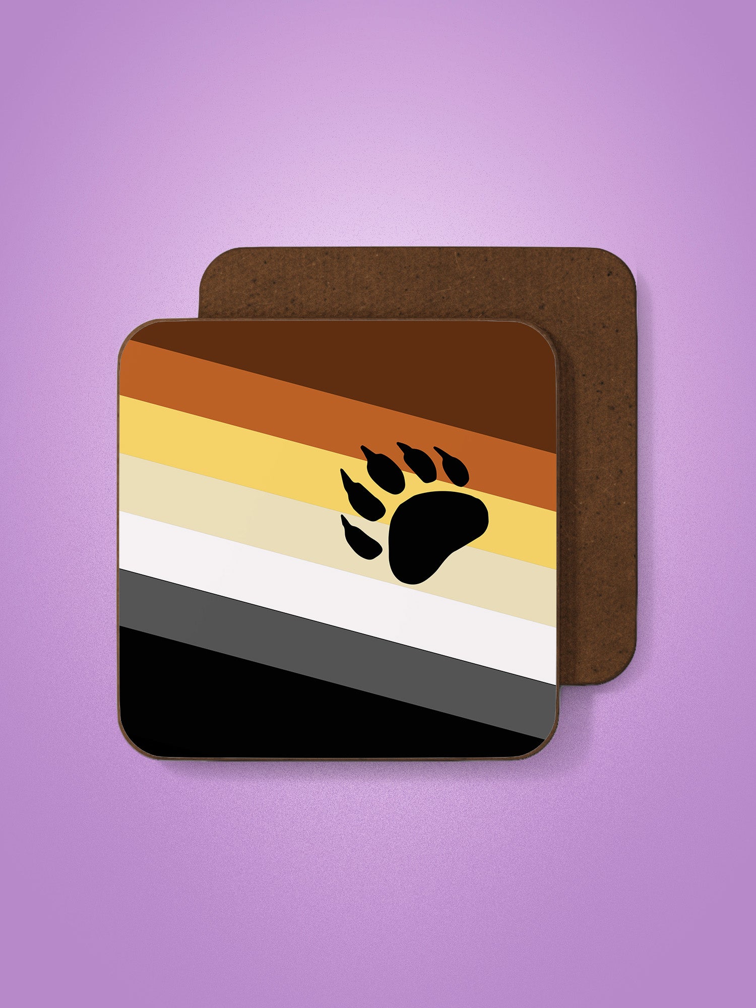 Bear Pride Flag Coaster