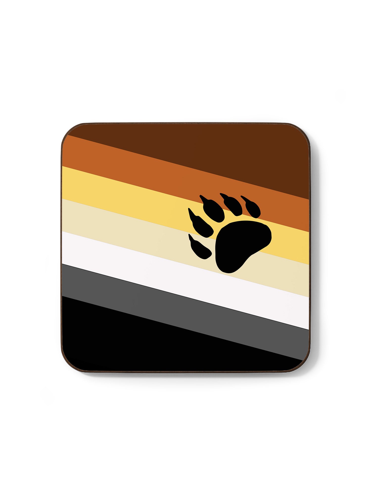 Bear Pride Flag Coaster