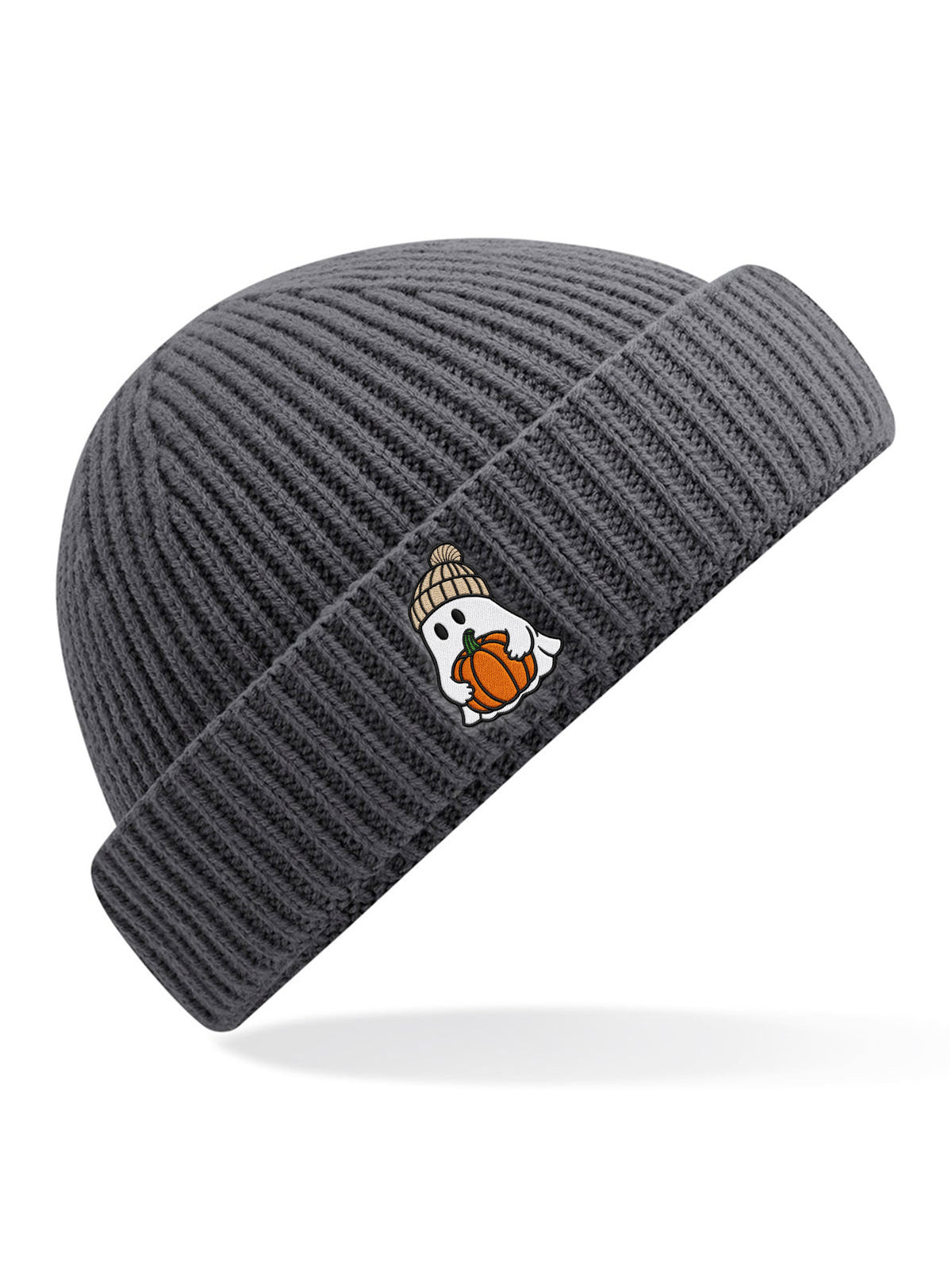 Pumpikin Ghost - Embroidered Beanie