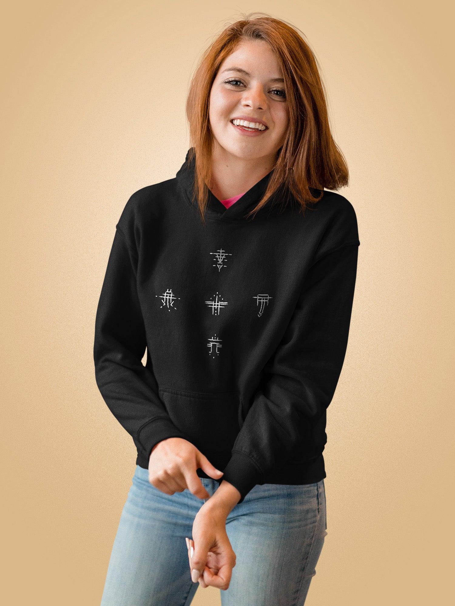 Bones - Symbols Round Hoodie