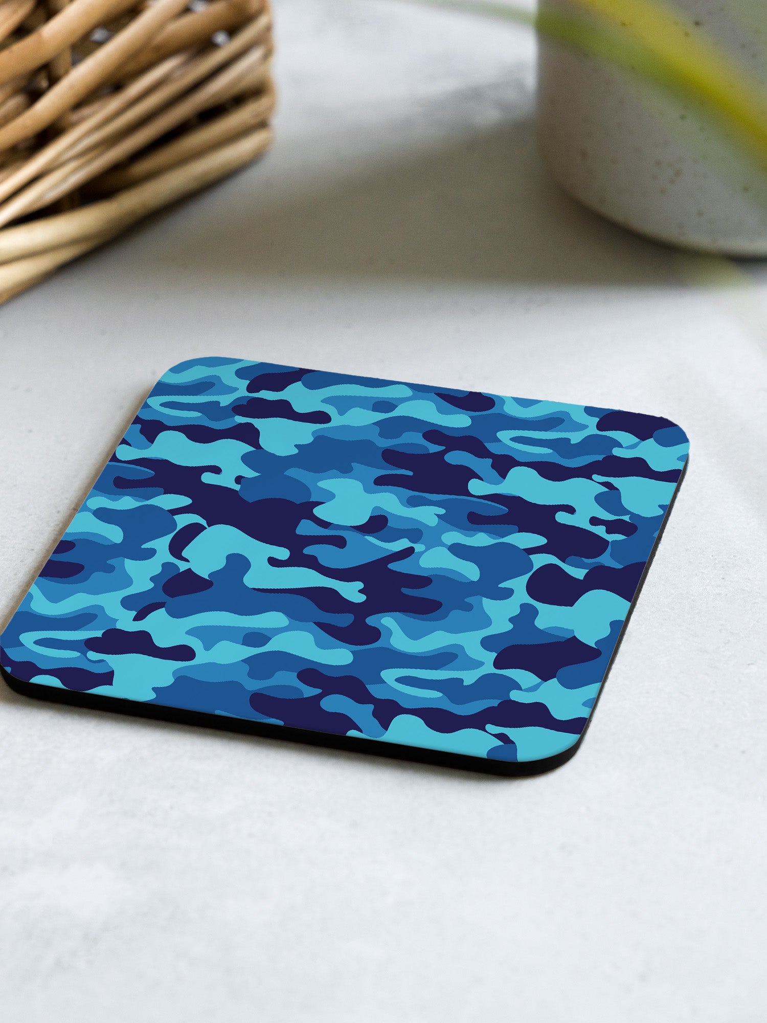 Camo Blue Coaster