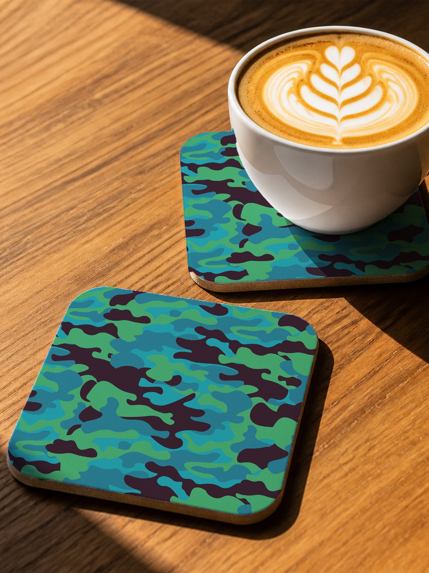 Camo Green Coaster
