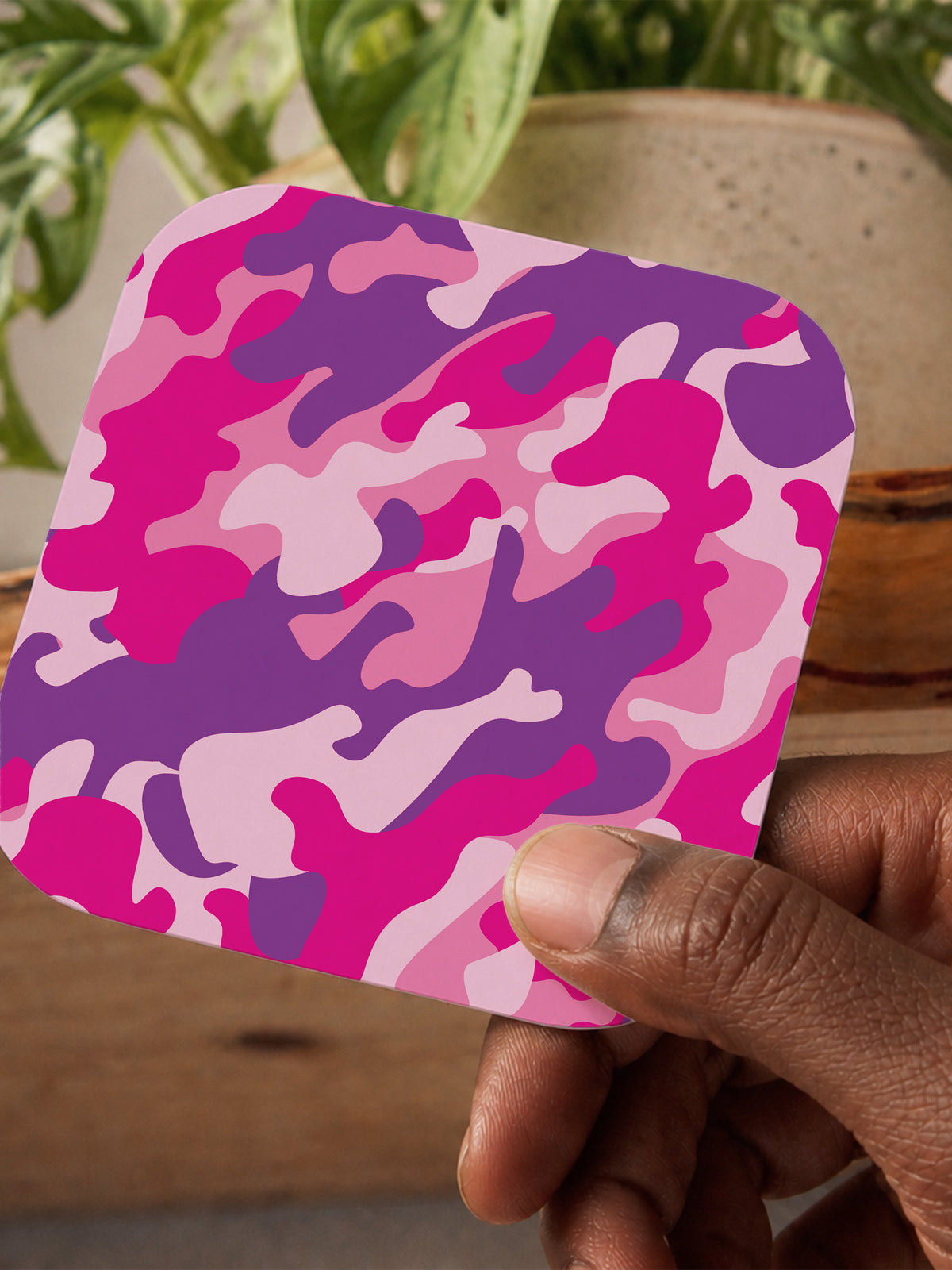 Camo Pink Coaster