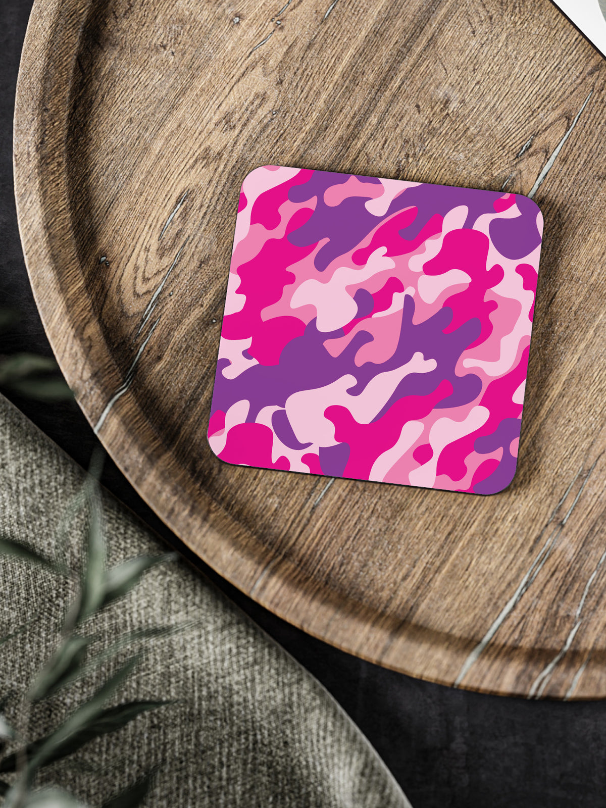 Camo Pink Coaster