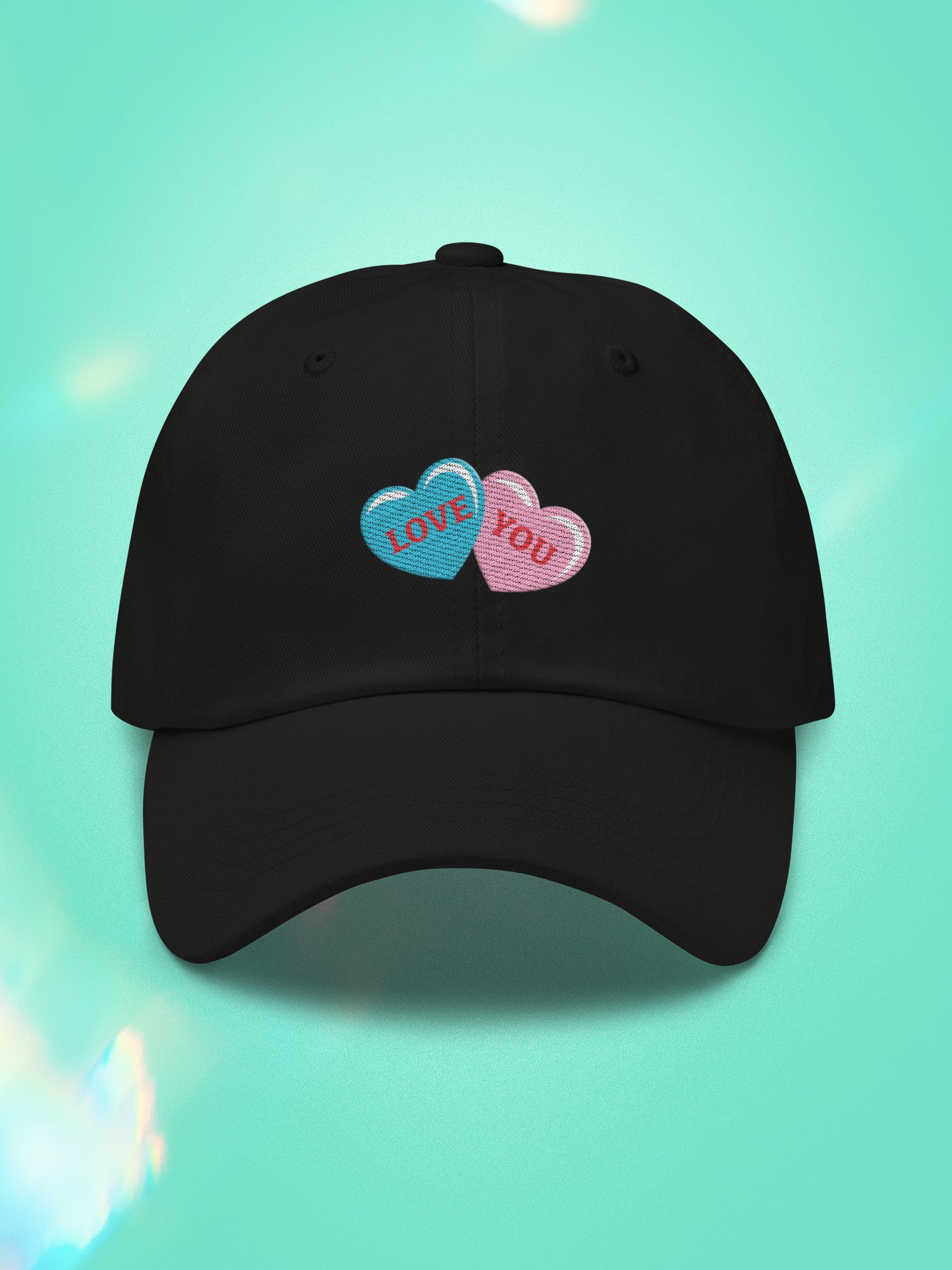 Love You Embroidered Dad Hat