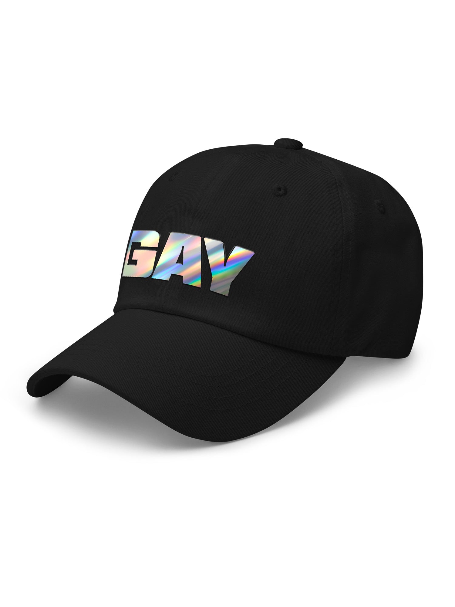 Gay Holographic Dad Hat