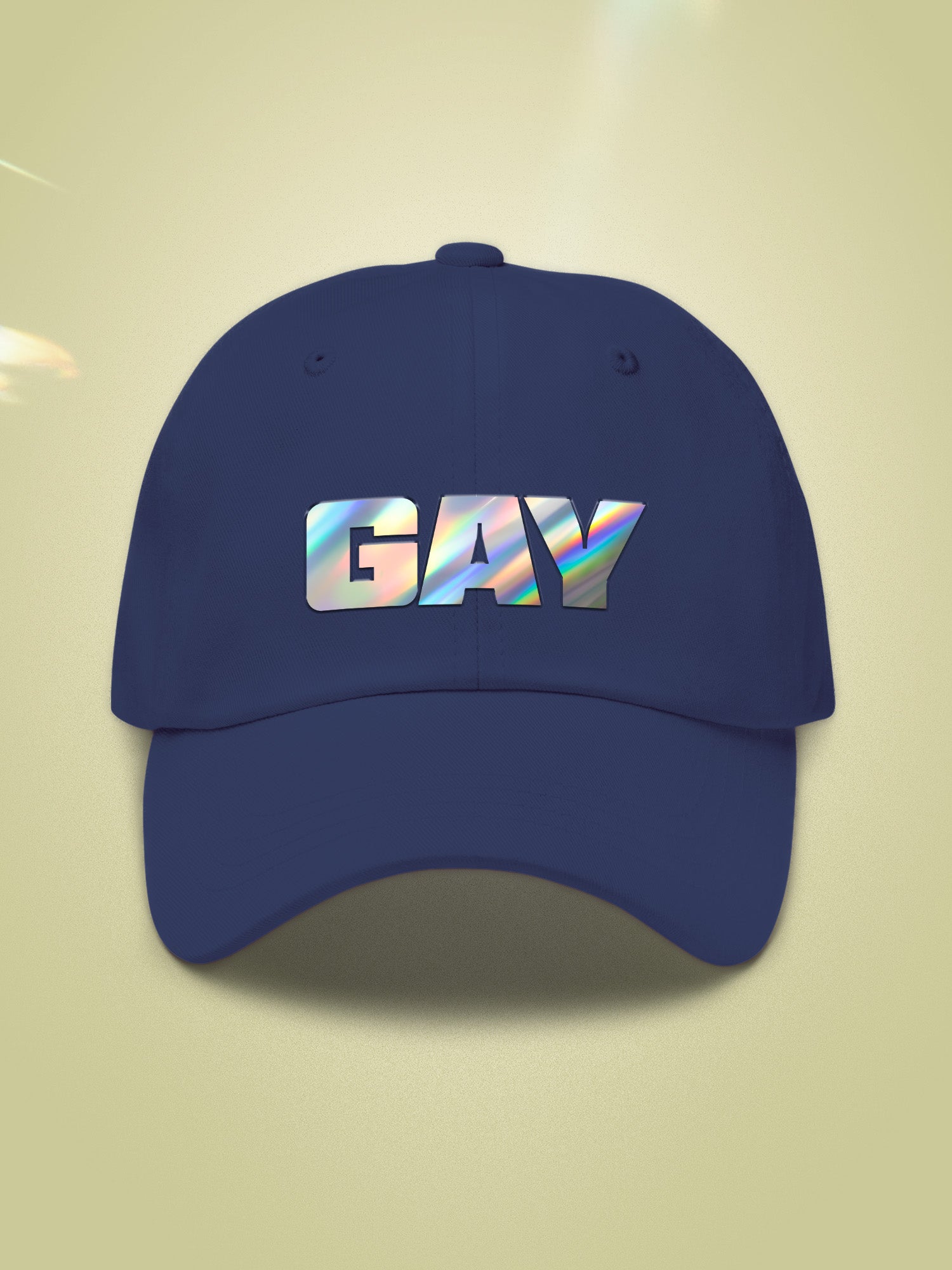 Gay Holographic Dad Hat