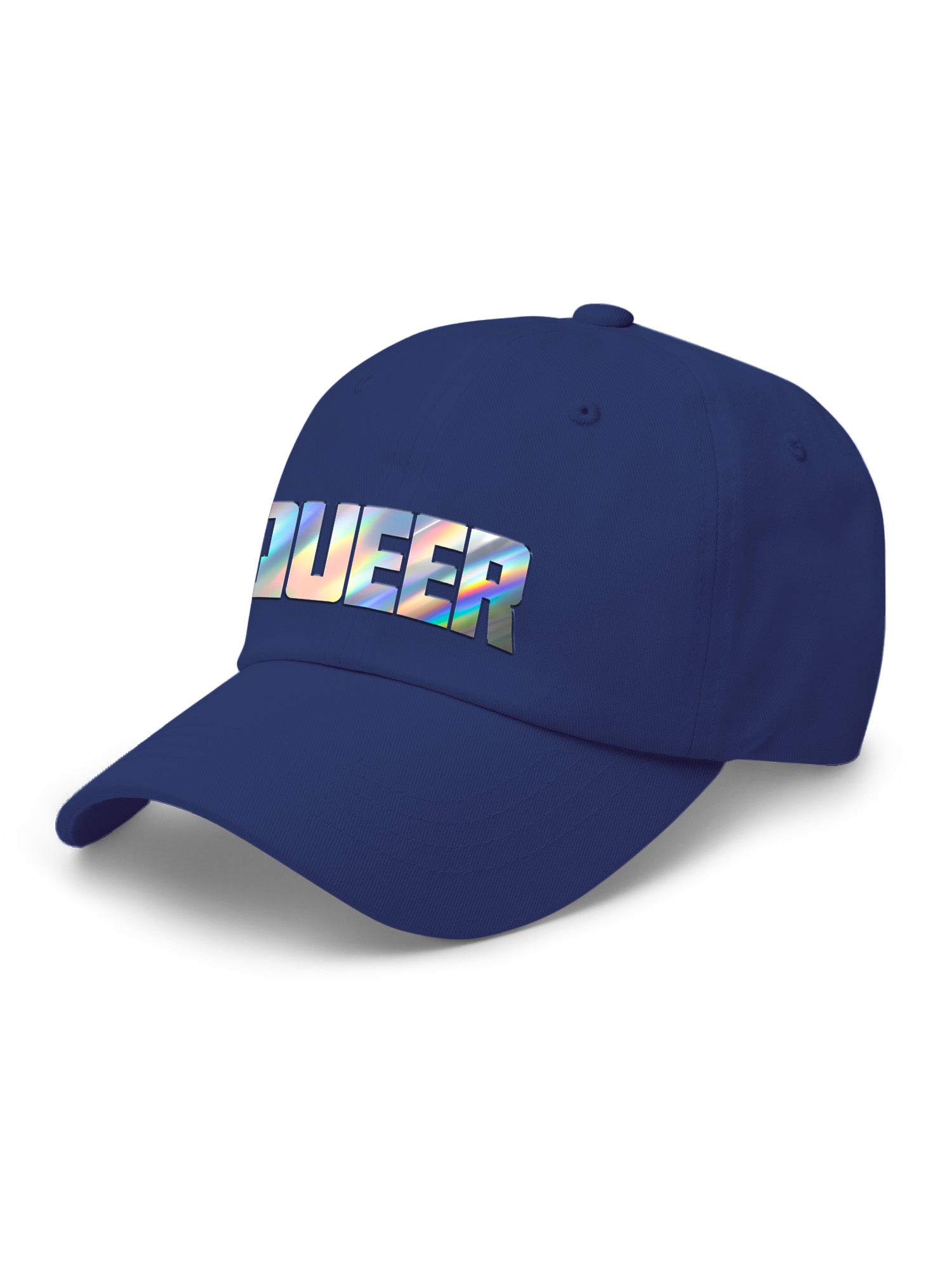 Queer Holographic Dad Hat