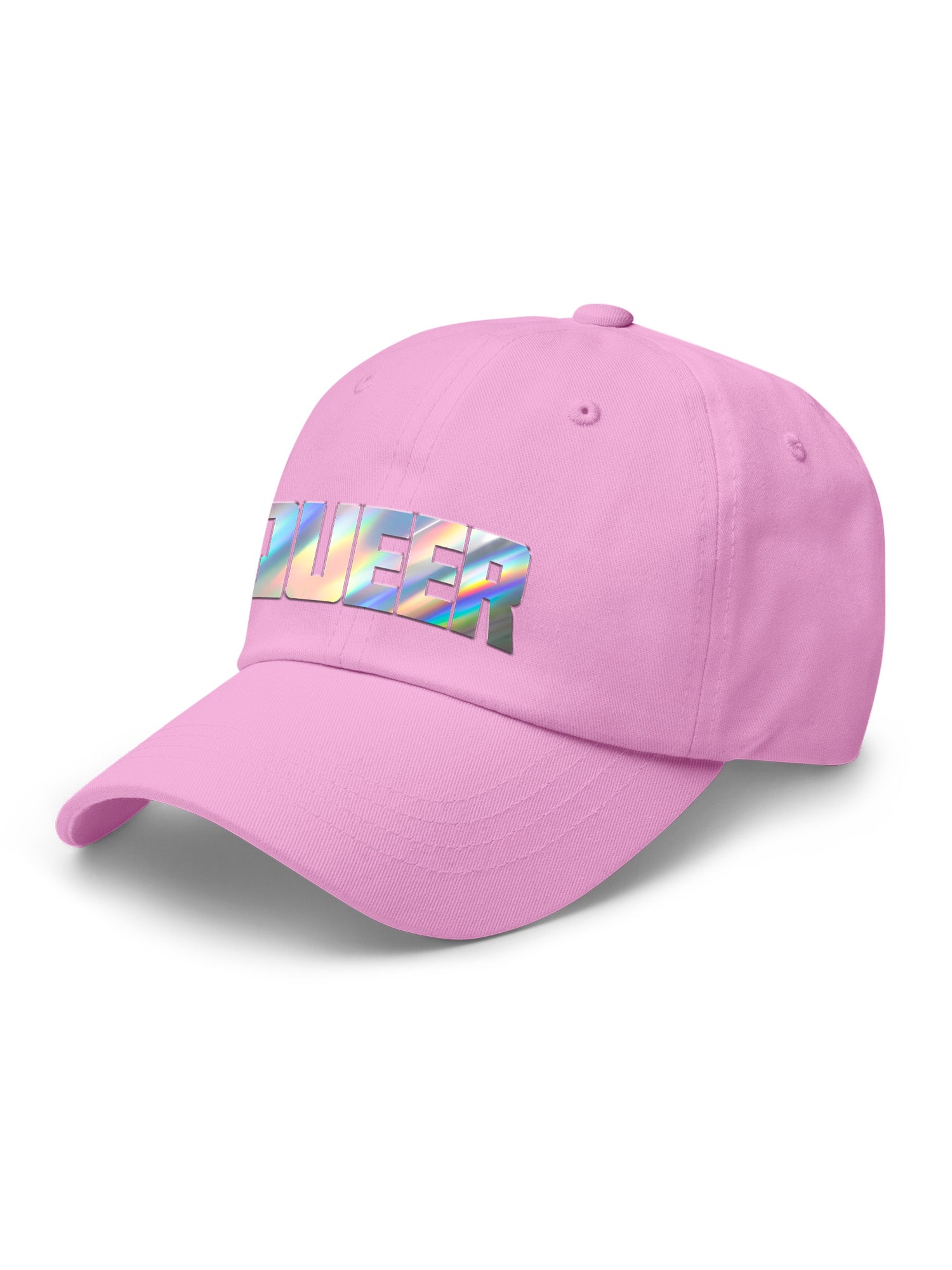 Queer Holographic Dad Hat