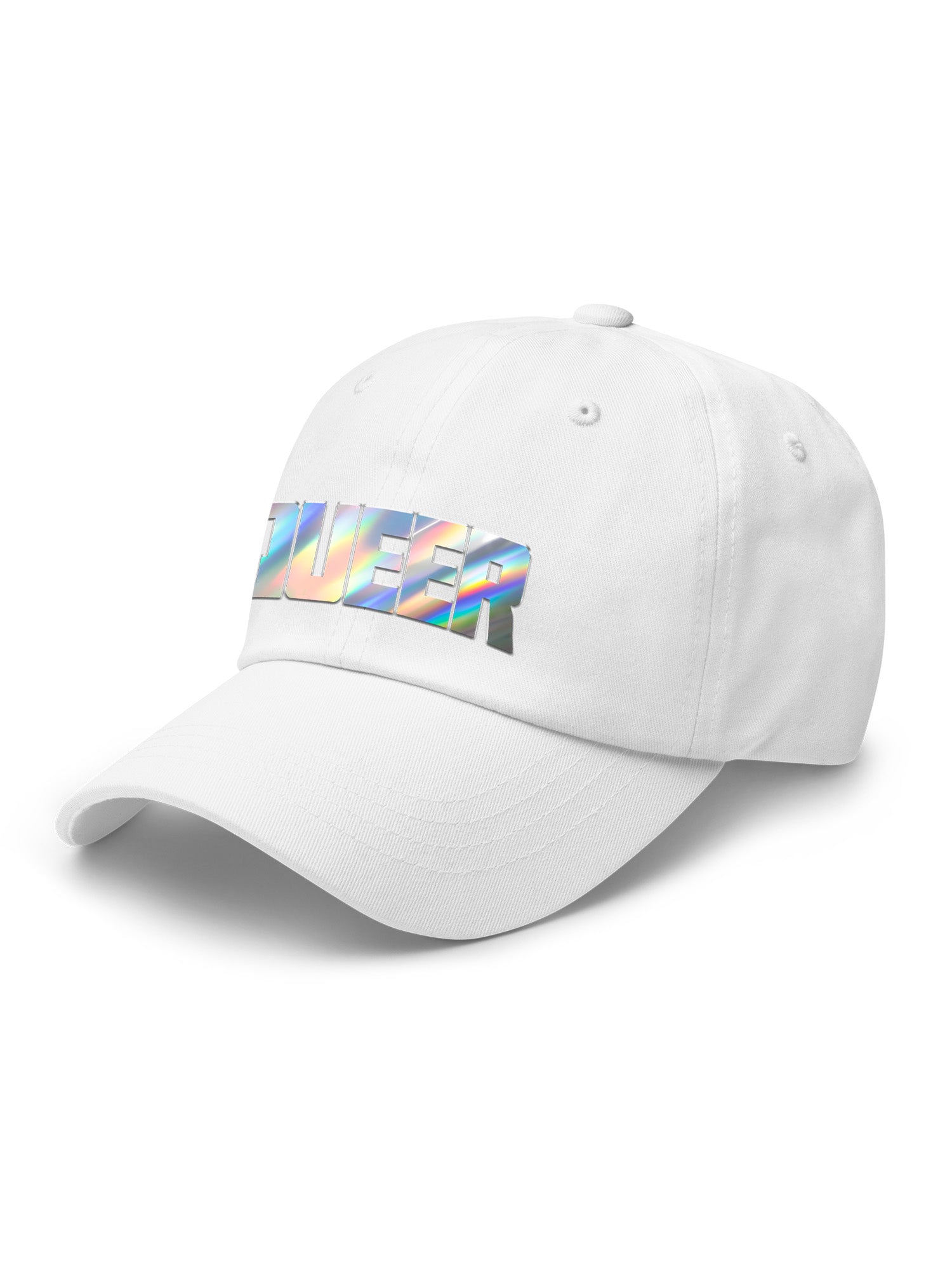 Queer Holographic Dad Hat