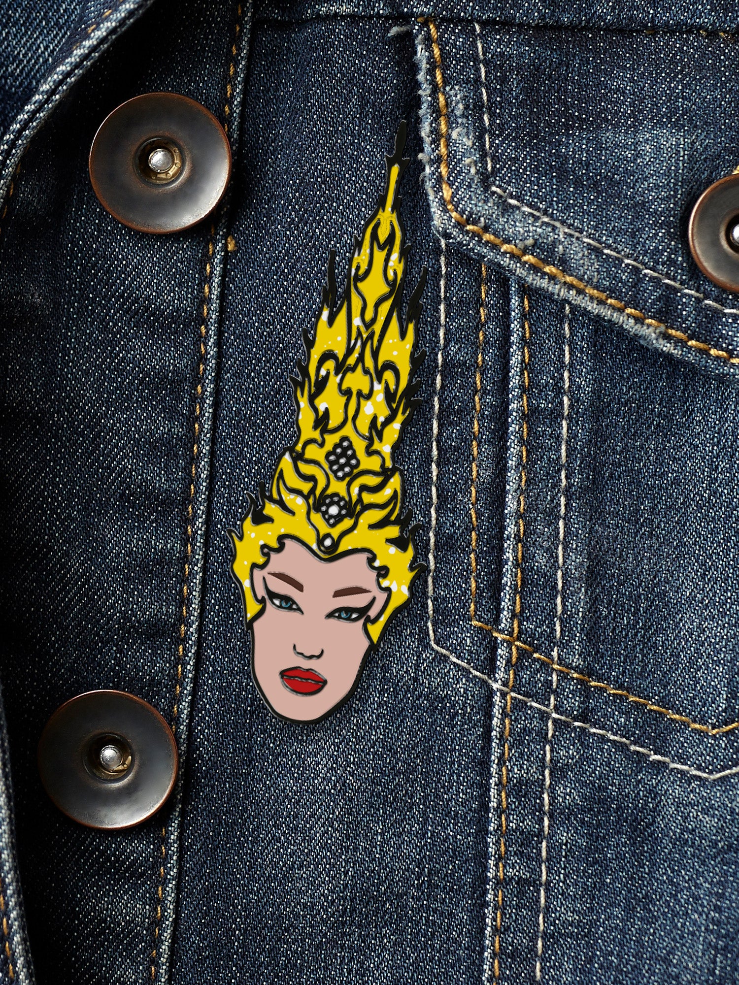 Chai T Grande - Hometown Enamel Pin