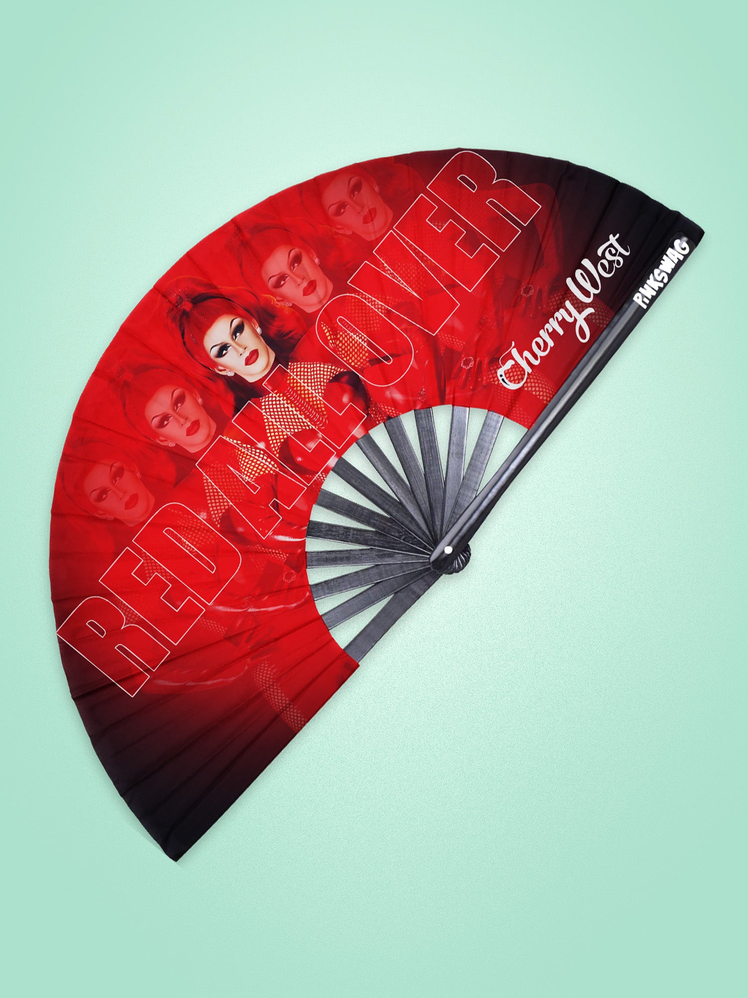 Cherry West - Red All Over Fan