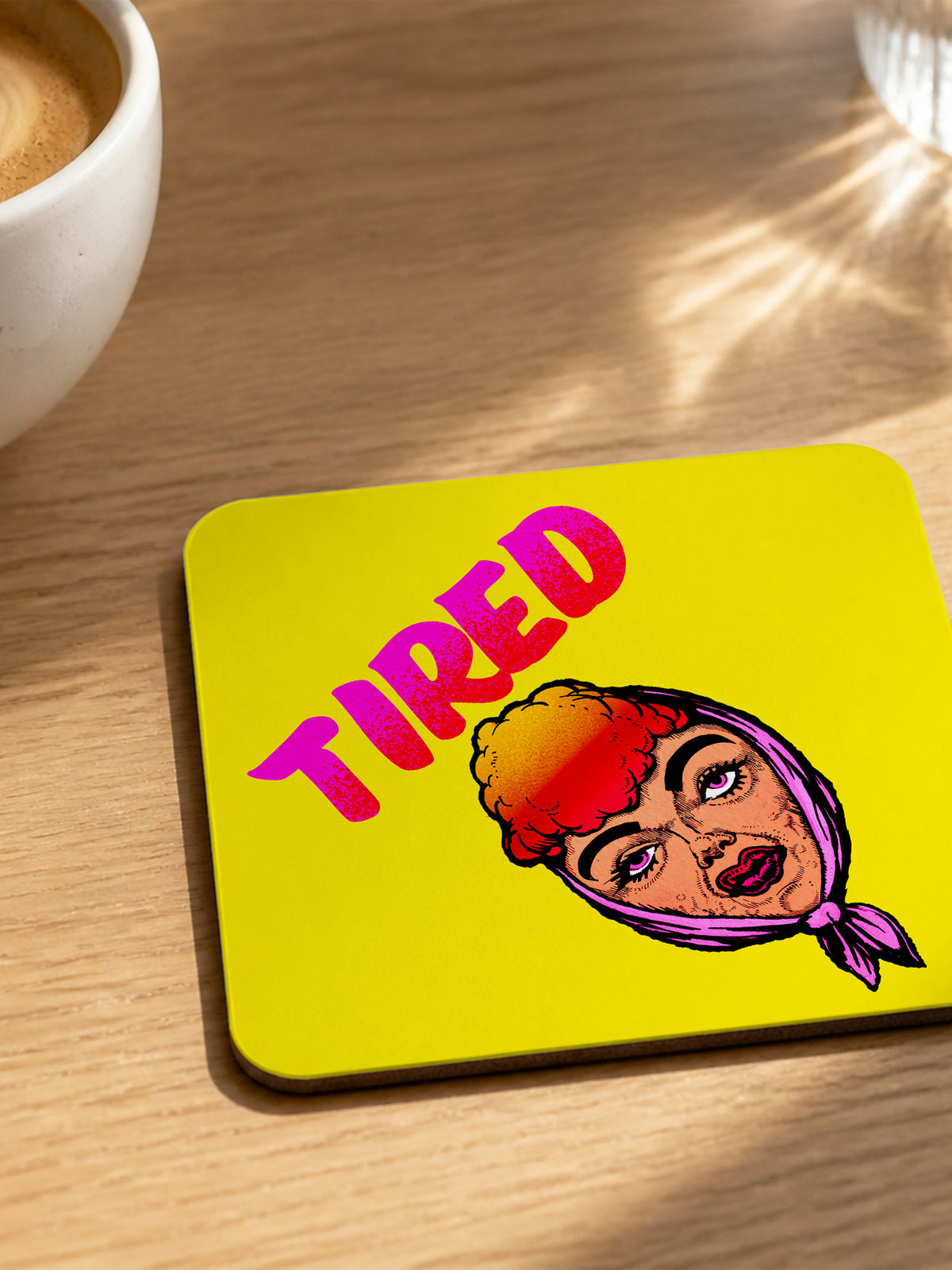 Jock Mooney - Mood Tired Coaster