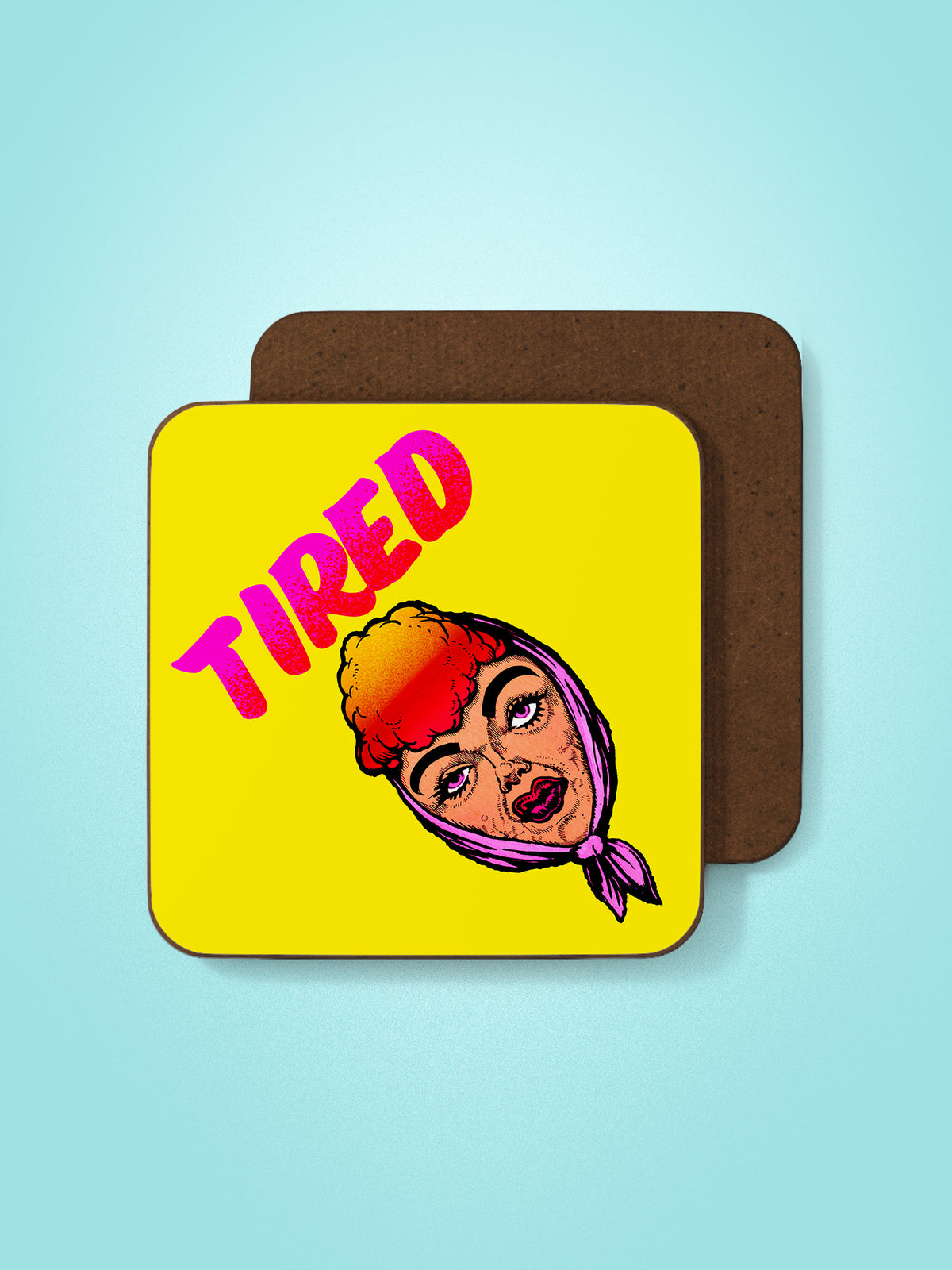 Jock Mooney - Mood Tired Coaster