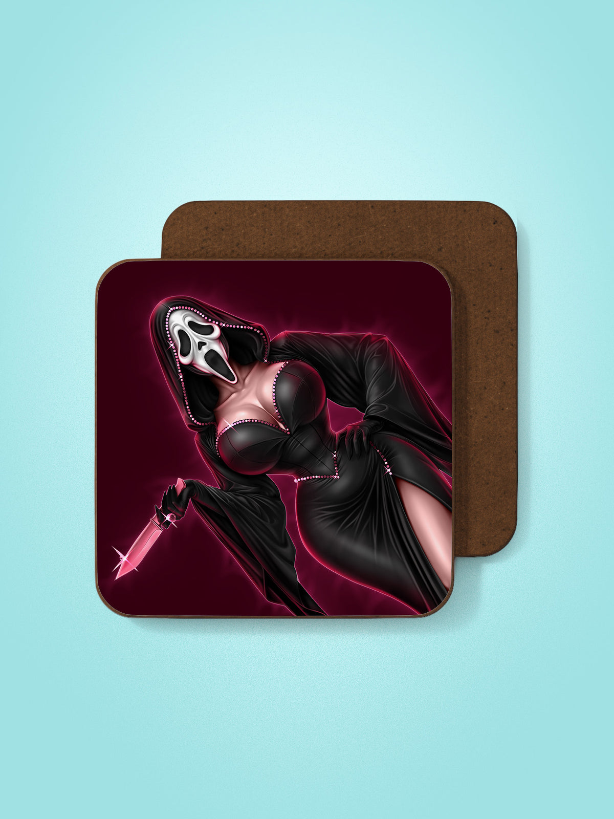 Darkumbra - Ghost Face Coaster