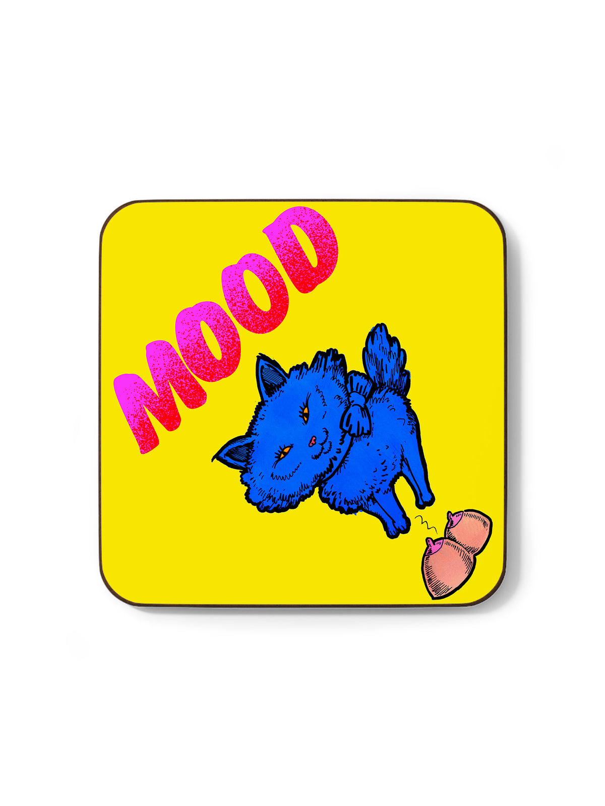Jock Mooney - Mood Cat Coaster