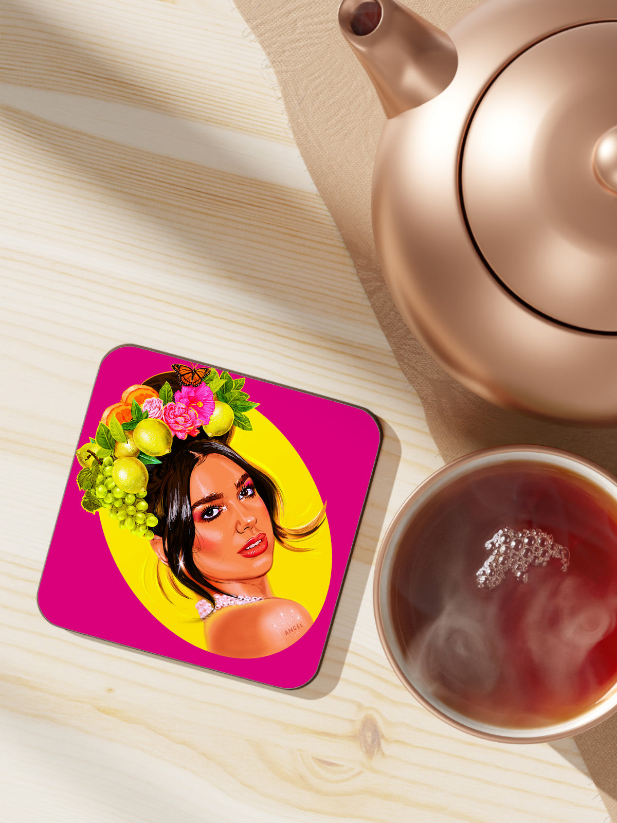 Jock Mooney - Flower Girl Coaster