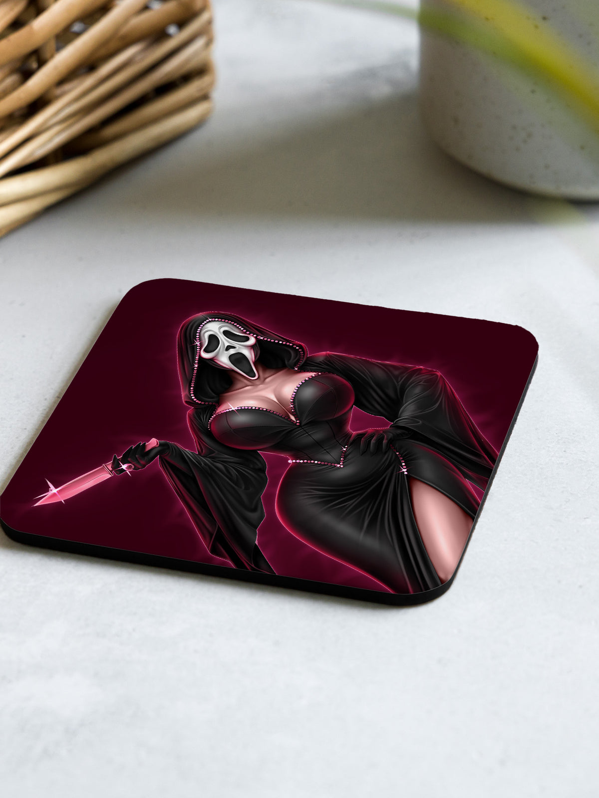 Darkumbra - Ghost Face Coaster