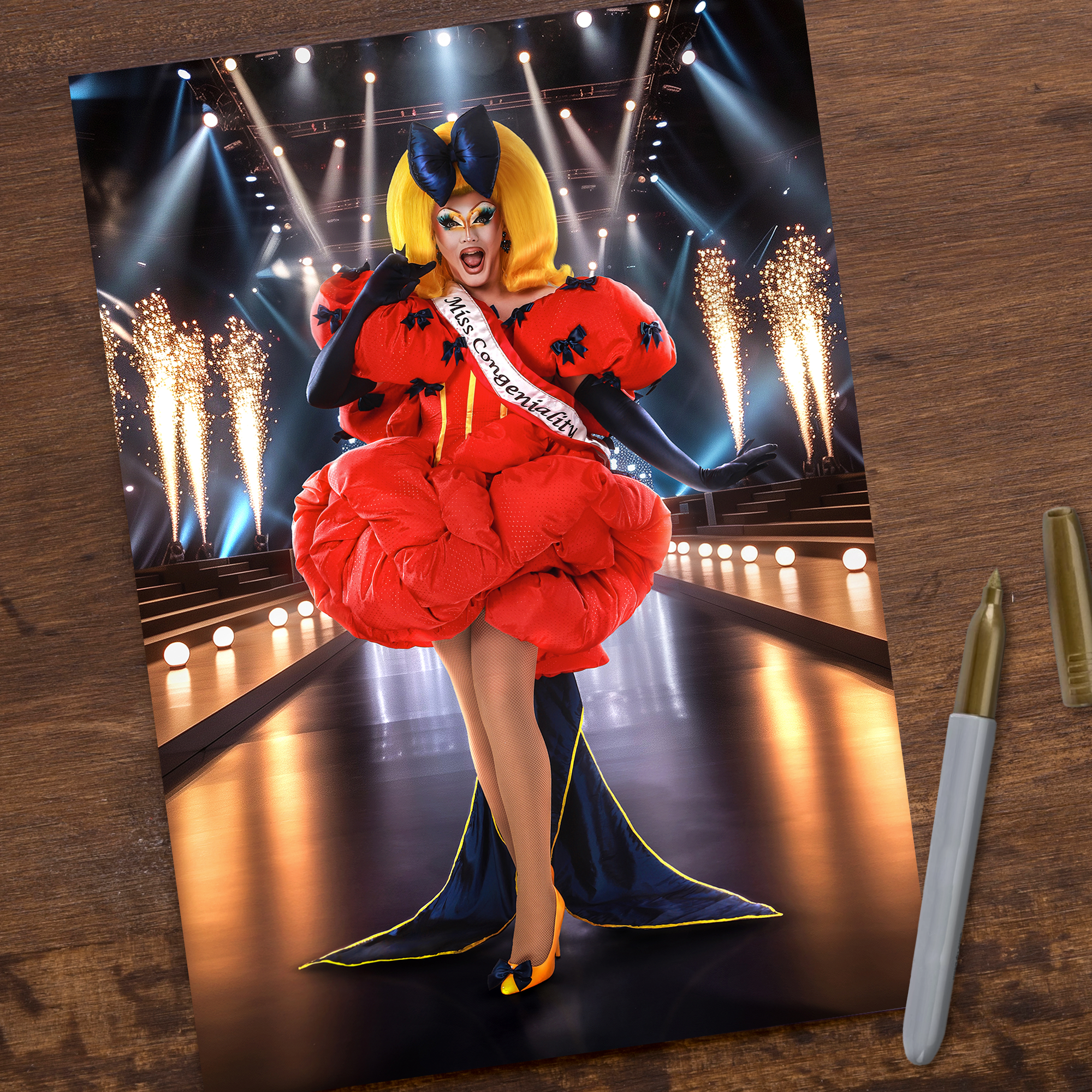 Charra Tea - Miss Congeniality Signed Print