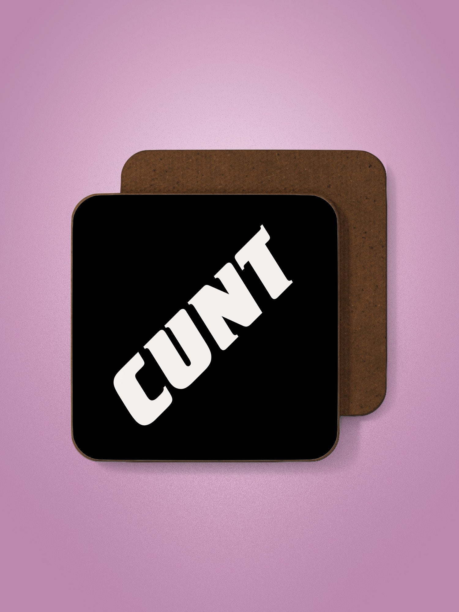 Cunt White Coaster