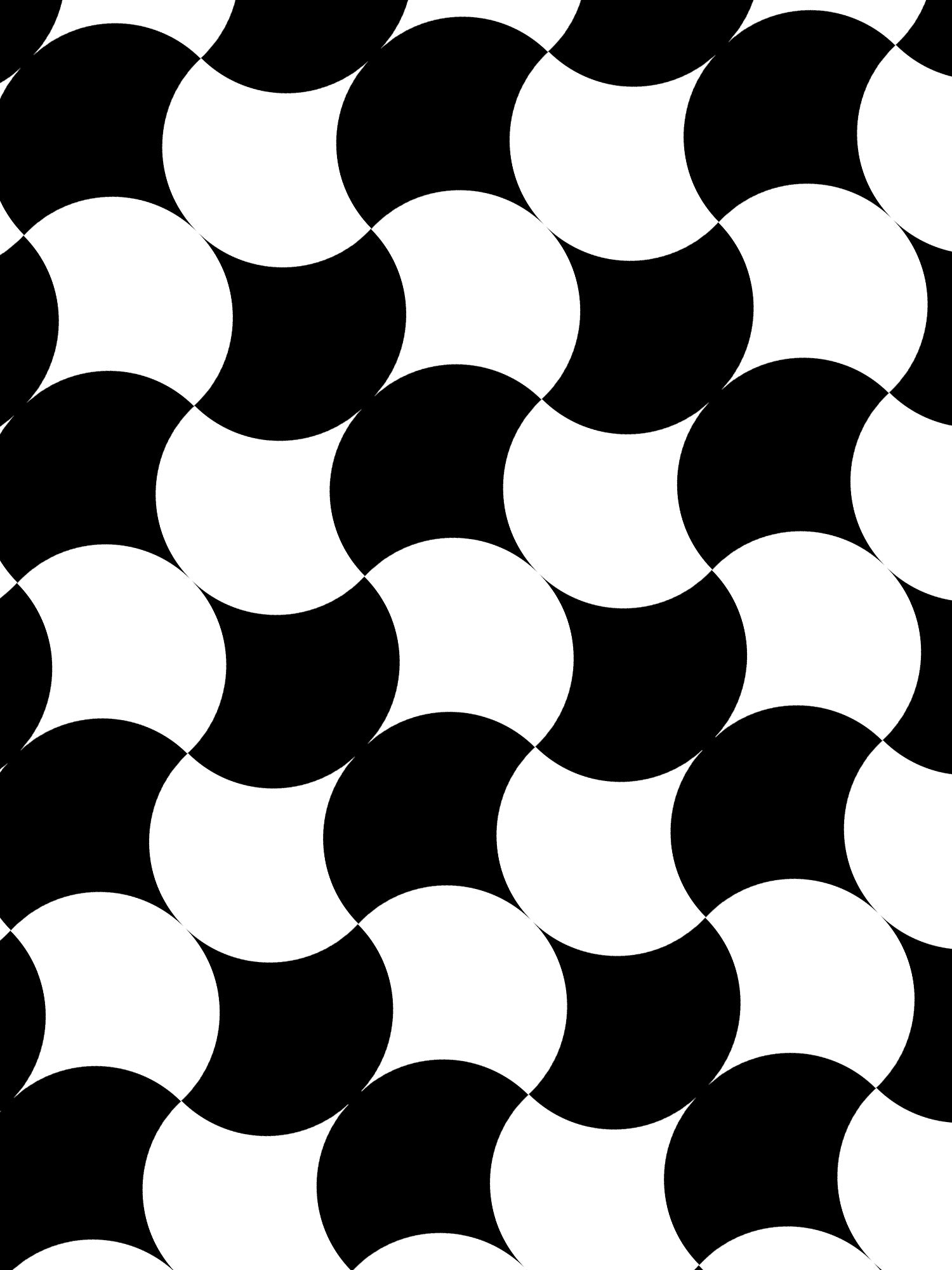 Black and white geometric pattern