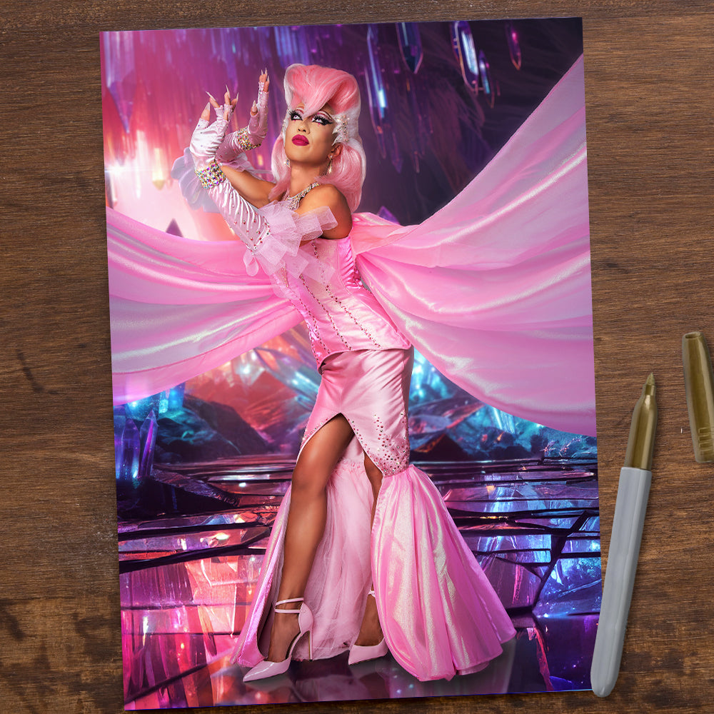 Chai T Grande - Meet the Queen Signed Print