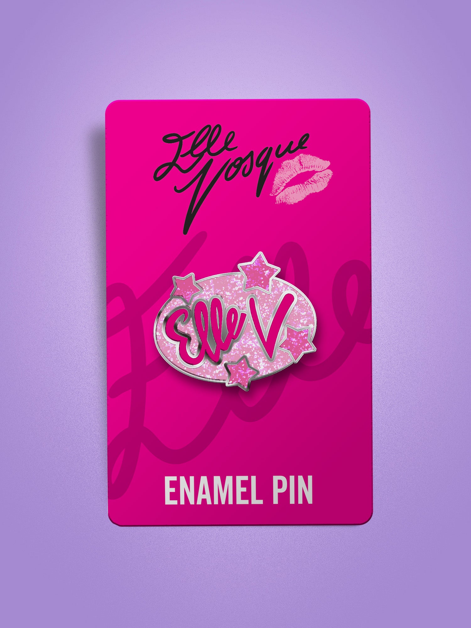 Elle Vosque - Logo Enamel Pin